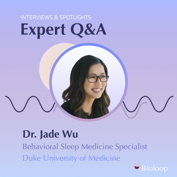 Dr. Jade Wu and Bioloop logo